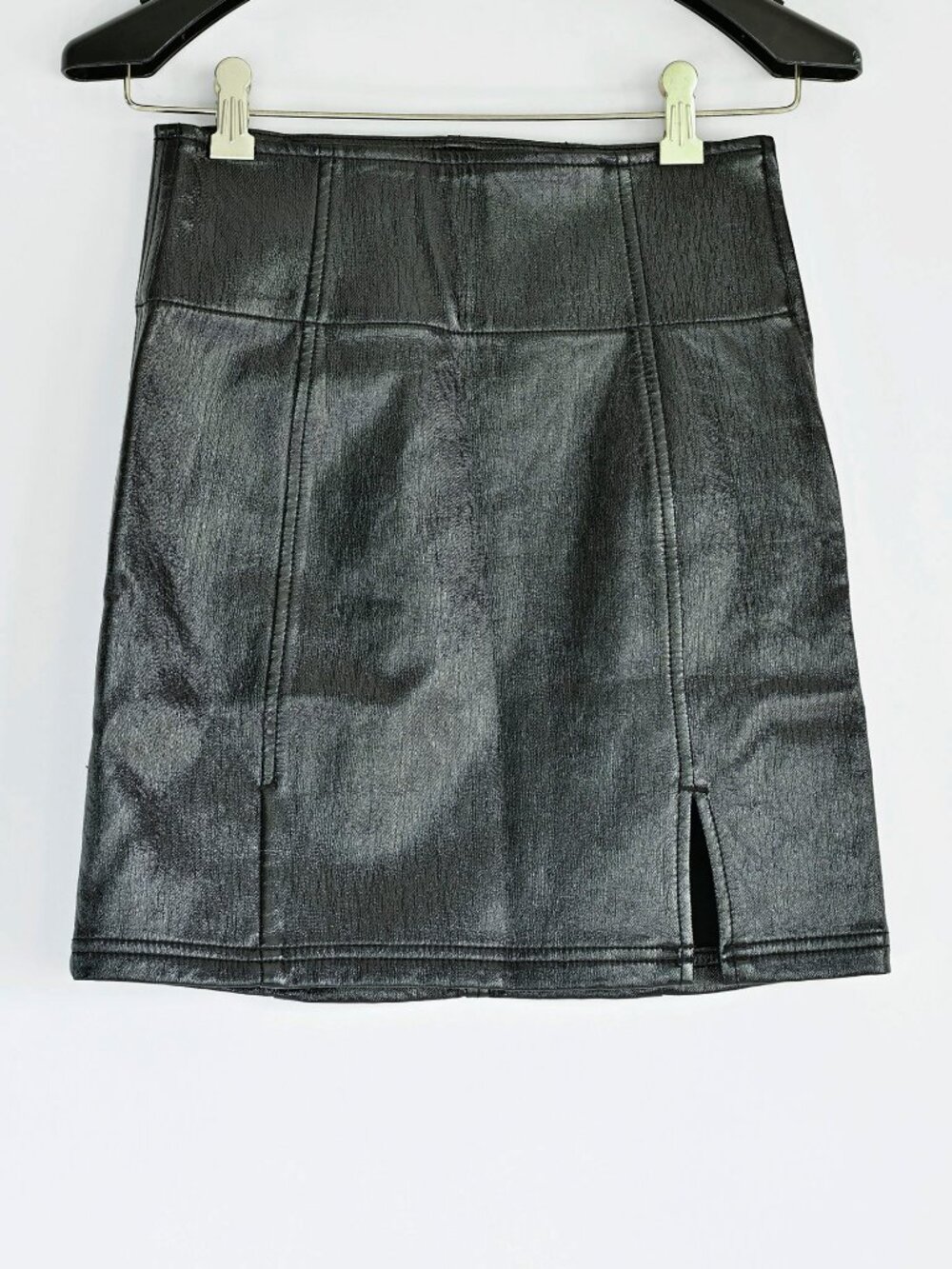 Free People Holding Onto A Dream Coated Mini Skirt Size 2